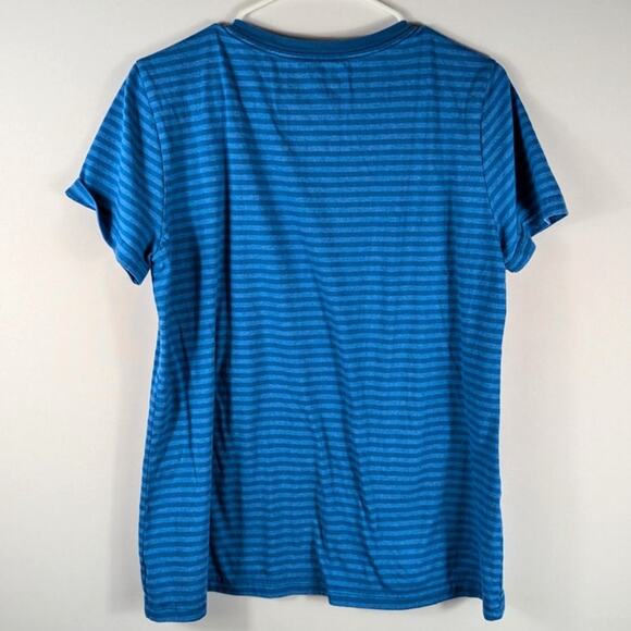 Disney Store Mickey Minnie New York City Graphic T Shirt XL Blue Stripe Tee - Picture 3 of 3